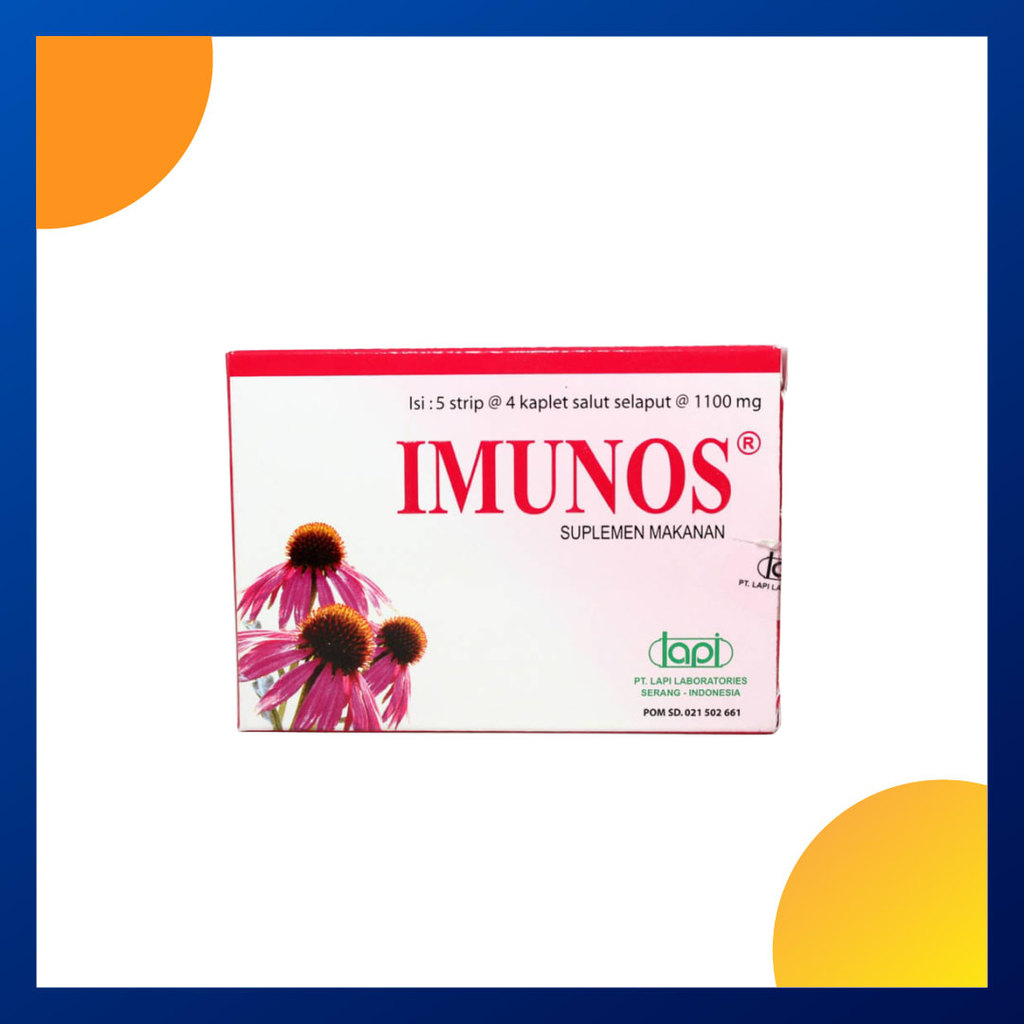 Imunos Box Isi 20 Kaplet Salut Selaput