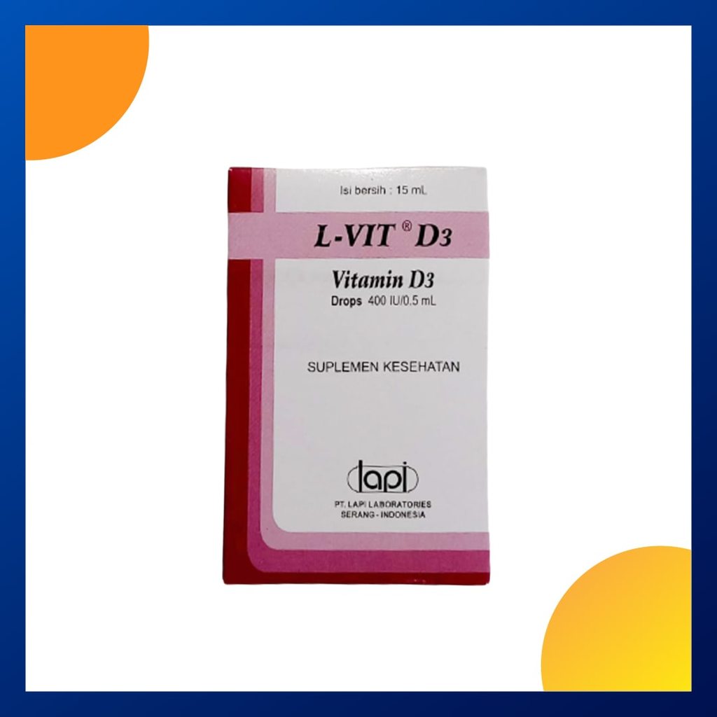 L-Vit D3 400 Iu/0.5 Ml Drop 15 Ml