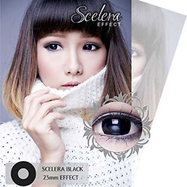 Scelera black & scelera choco softlens