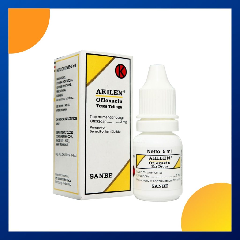AKILEN EARDROP 1 BOTOL @ 5 ML