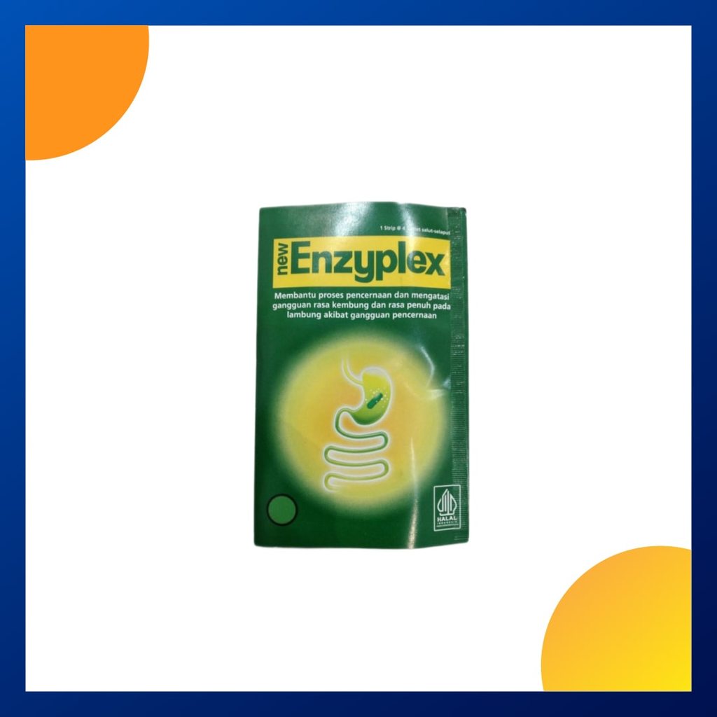 NEW ENZYPLEX 1 STRIP @ 4 TABLET SALUT SELAPUT