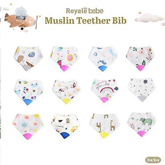 Royale Bebe Teether Bib. Celemek bayi. Ready Manado