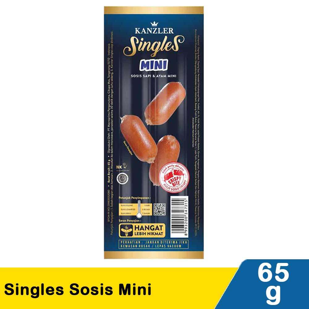 KANZLER SINGLES SOSIS MINI 65g