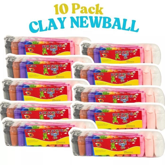 KAKIKATA - 10 Pack Clay Polymer Mainan Ank