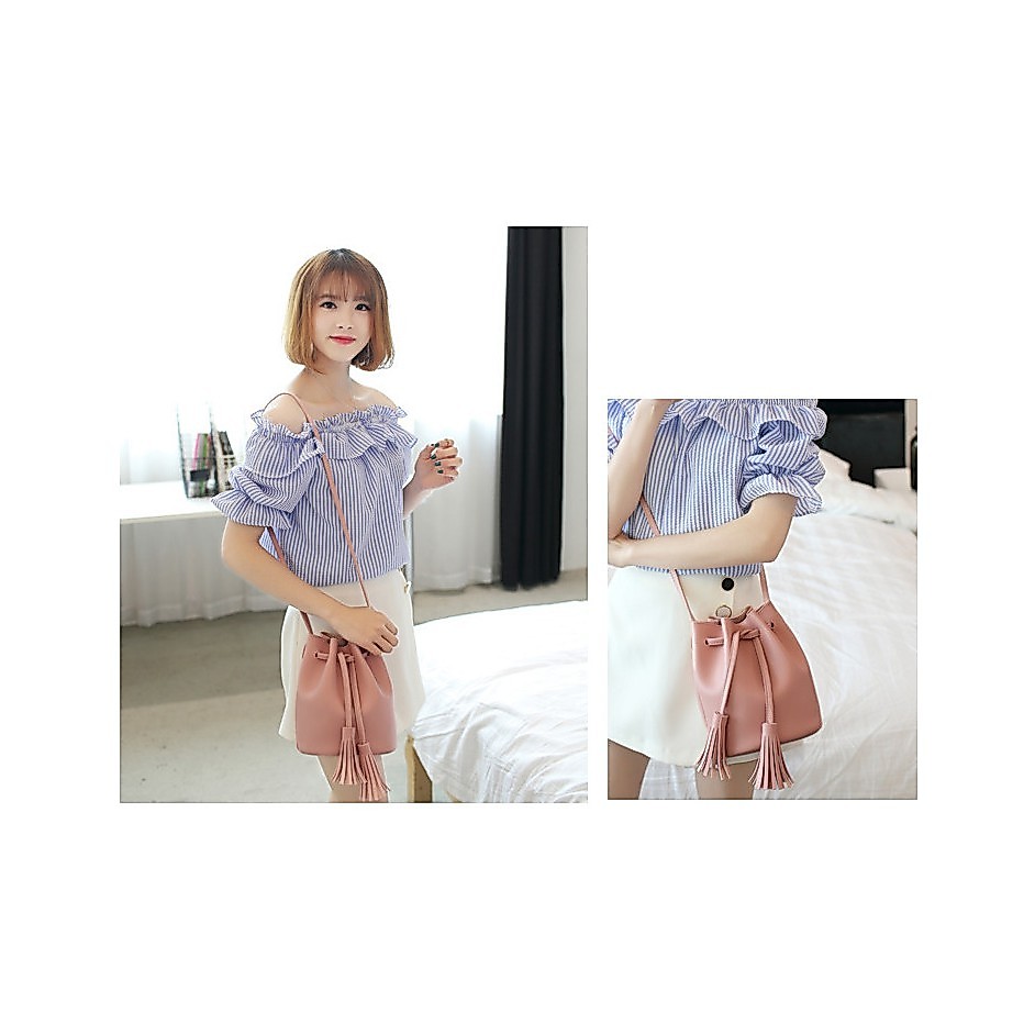 Tassel Bucket Bag Import