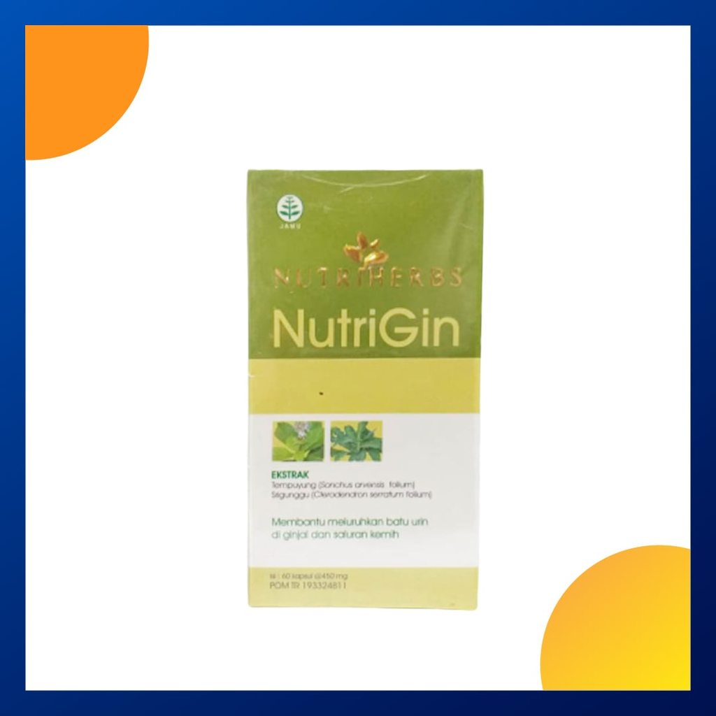 Nutriherbs Nutrigin Botol 60 Kapsul