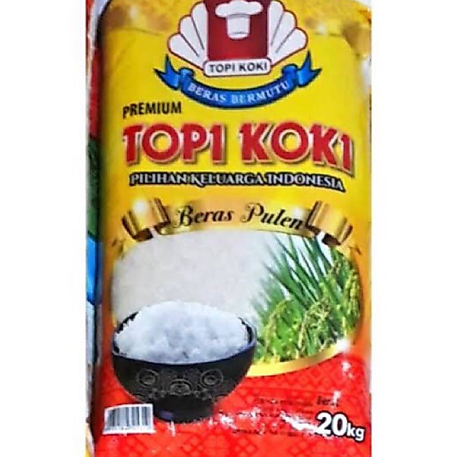 BERAS TOPI KOKI 20kg