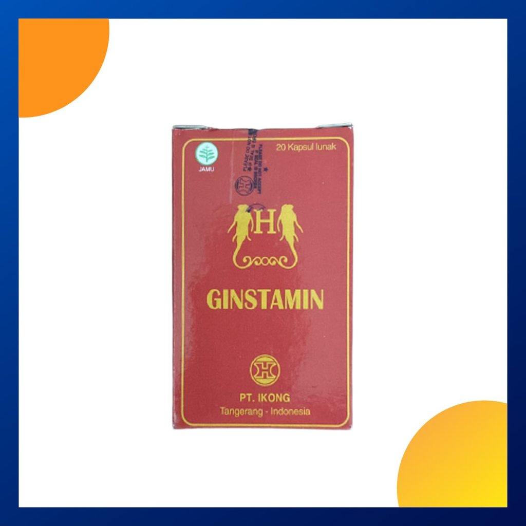 Ginstamin Botol 20 Kapsul