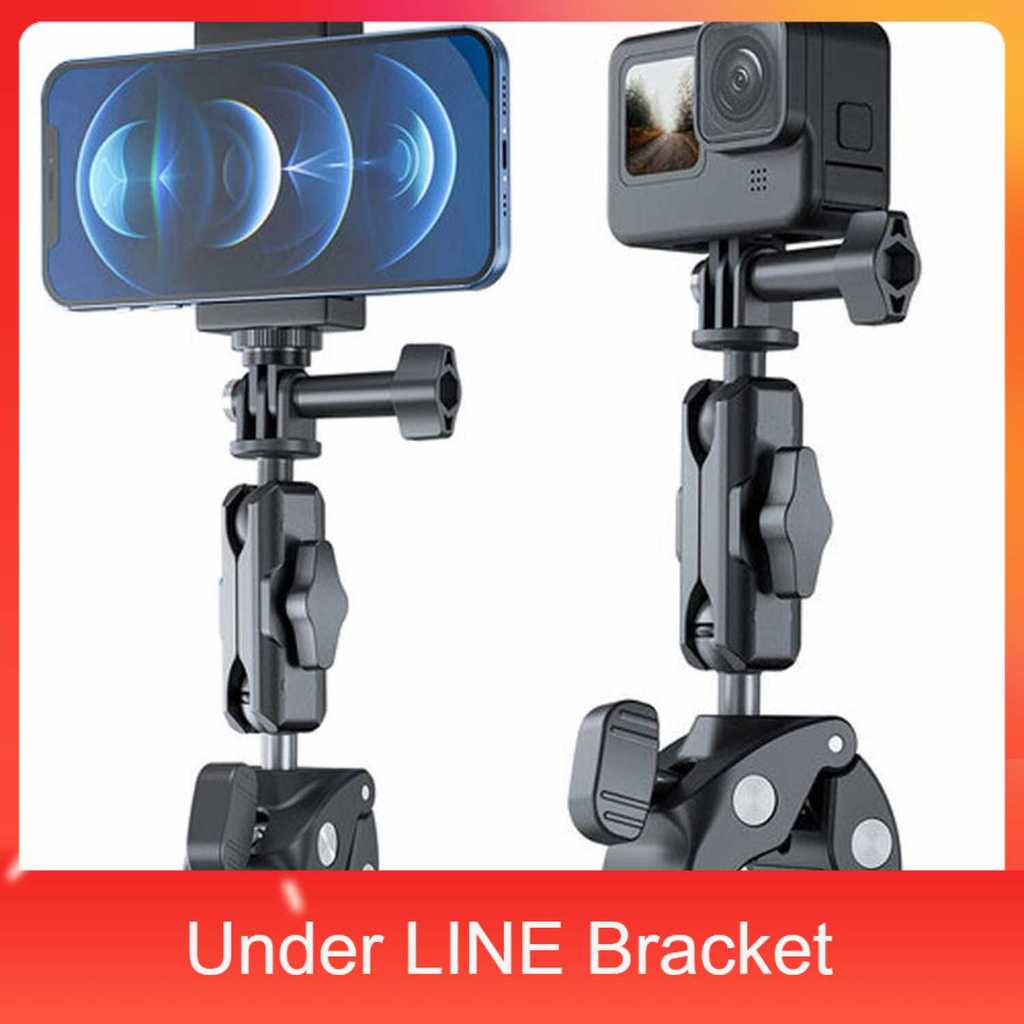 Under LINE Bracket TELESIN Handlebar Magic Arm Bracket for Action Camera- GP-HBM-003