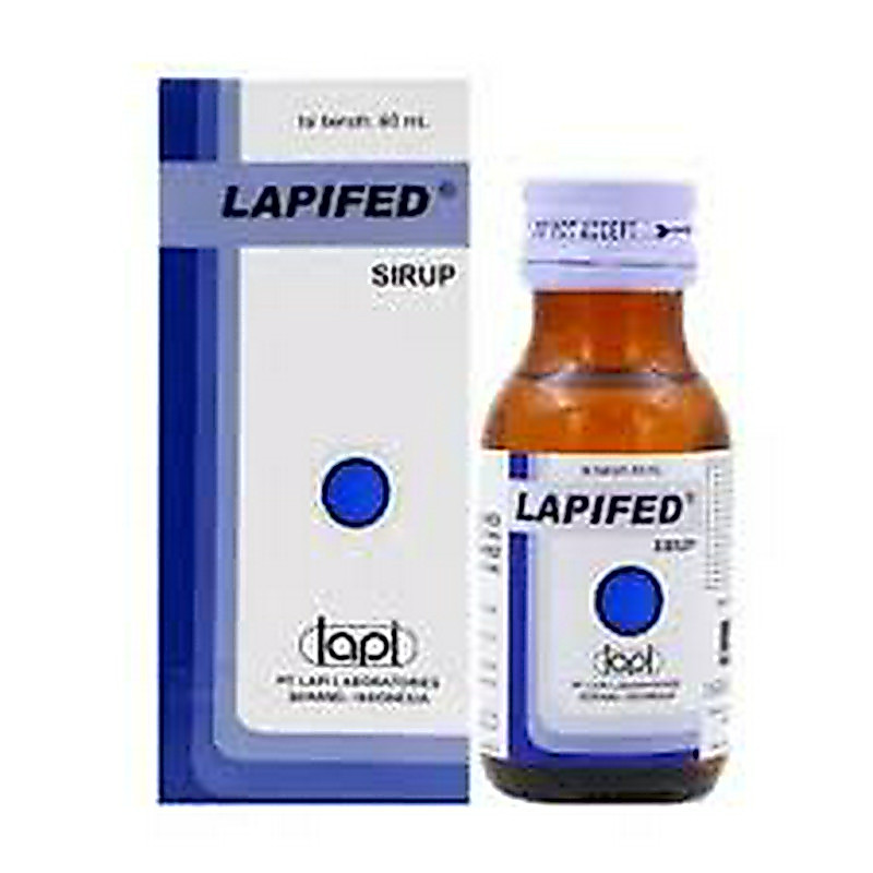 LAPIFED SIRUP 1 BOTOL @ 60 ML