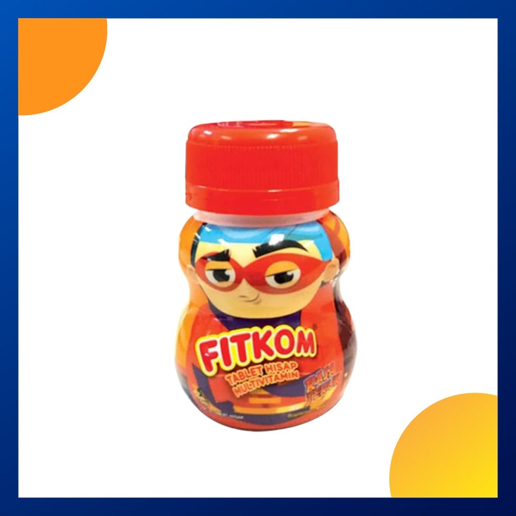 Fitkom Rasa Jeruk Botol 21 Tablet