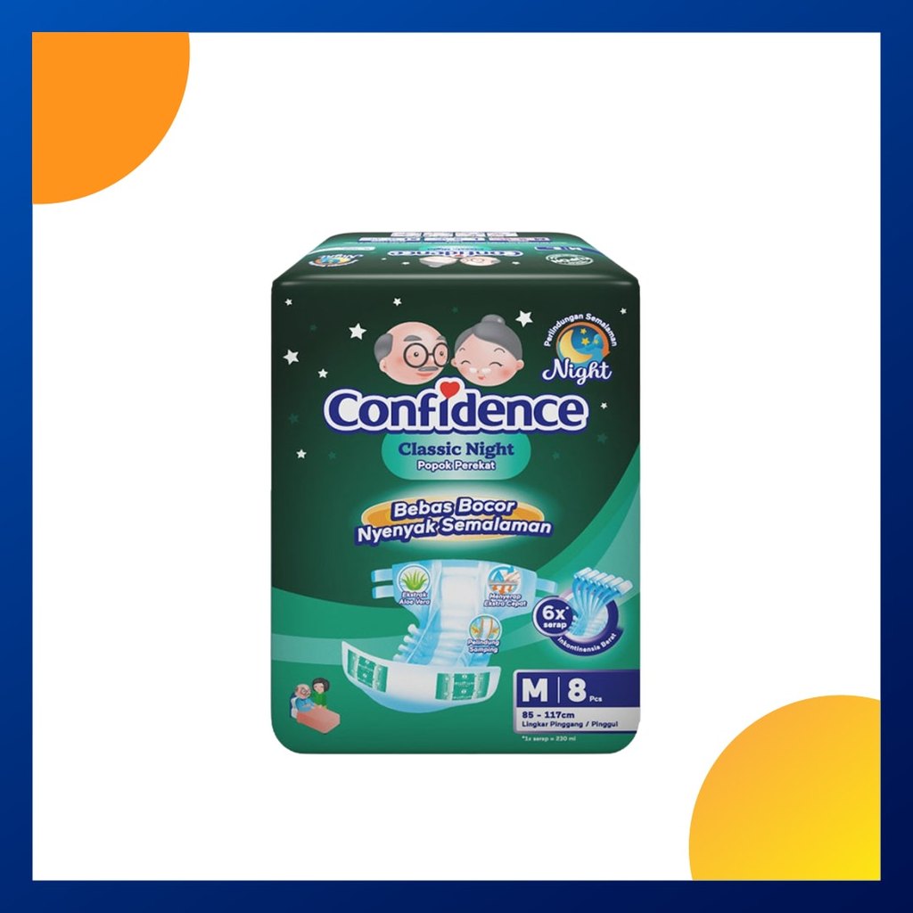 Confidence Classic Night Ukuran M 8