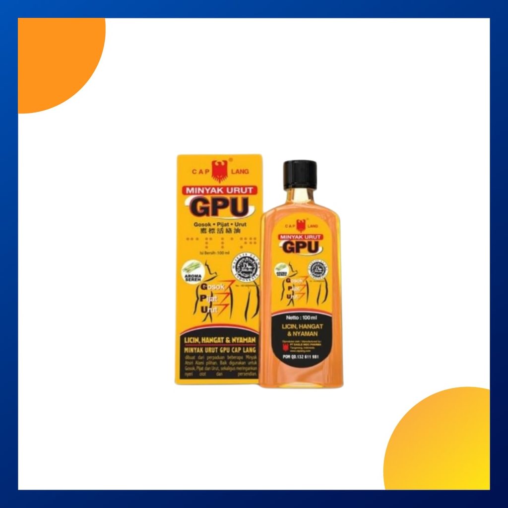 Cap Lang Minyak Urut Gpu Sereh 100 Ml