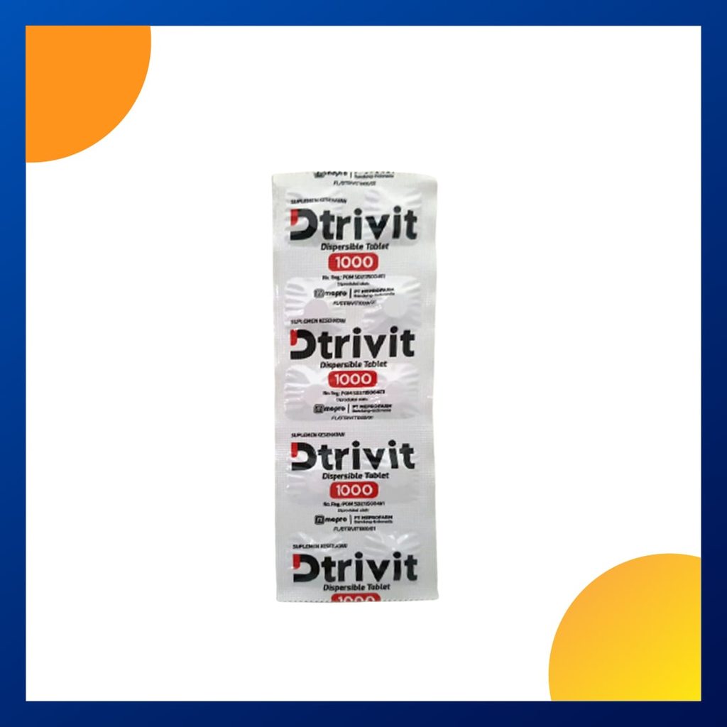 Dtrivit 1000 Iu Strip 10 Tablet