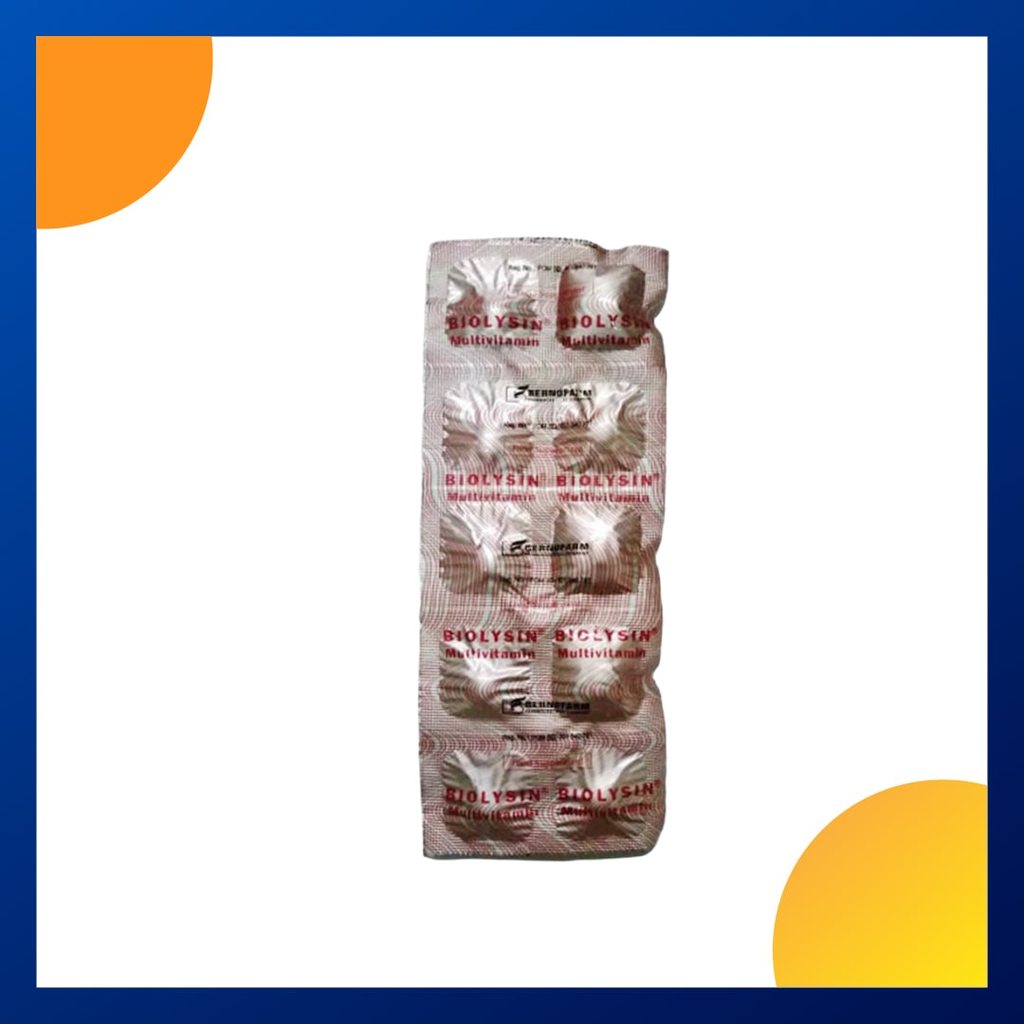 Biolysin Strip Isi 10 Tablet