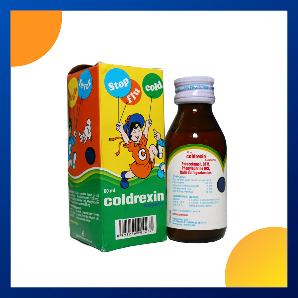 COLDREXIN SIRUP 1 BOTOL @ 60 ML