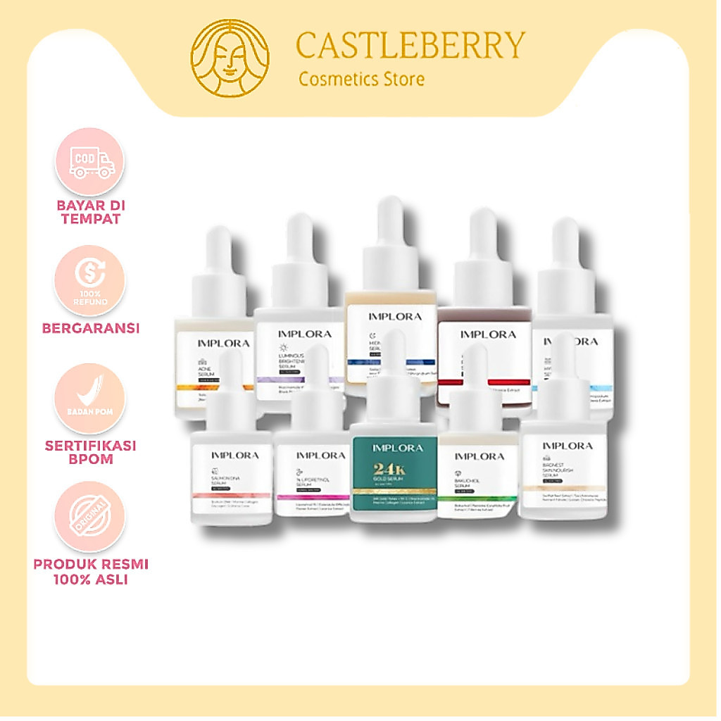 CASTLE -  IMPLORA SERUM 20ml BPOM