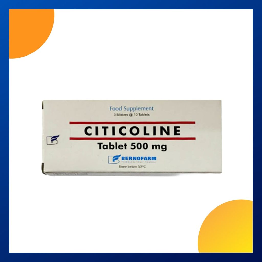 Citicoline Bernofarm 500 Mg Box 30 Tablet