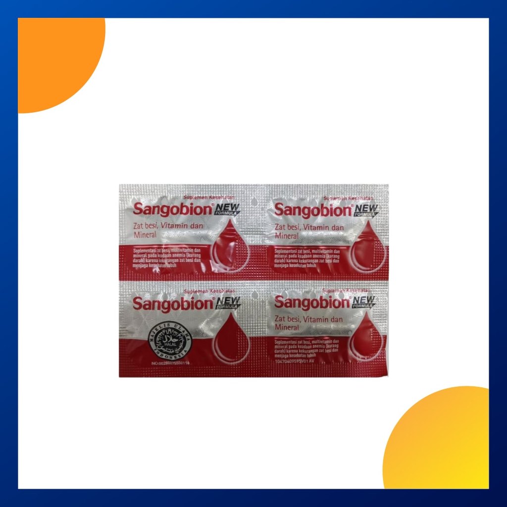 Sangobion Strip Isi 4 Kapsul