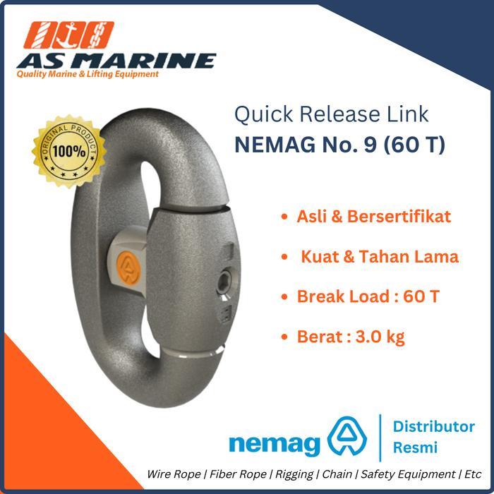 Quick Release Link No. 9 (60 T) NEMAG