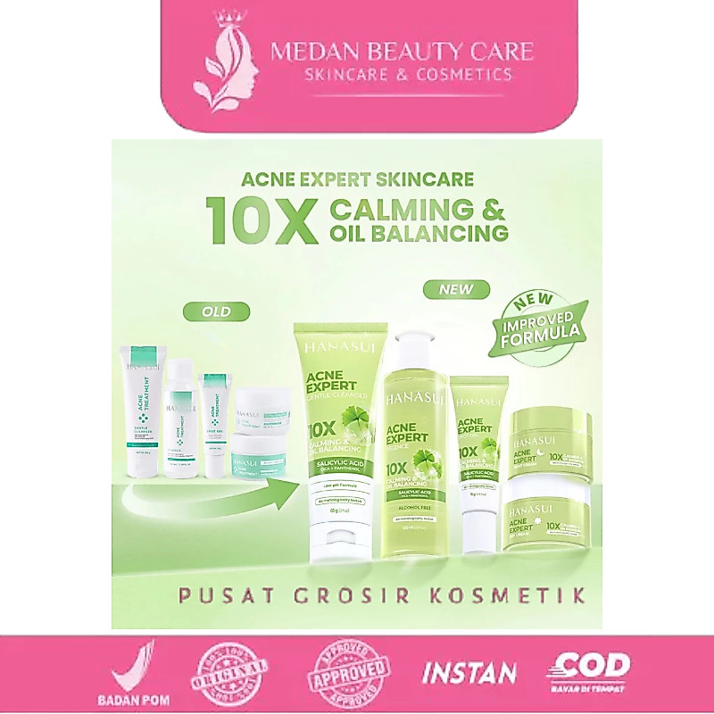 HANASUI ACNE EXPERT PACKAGE SET LENGKAP