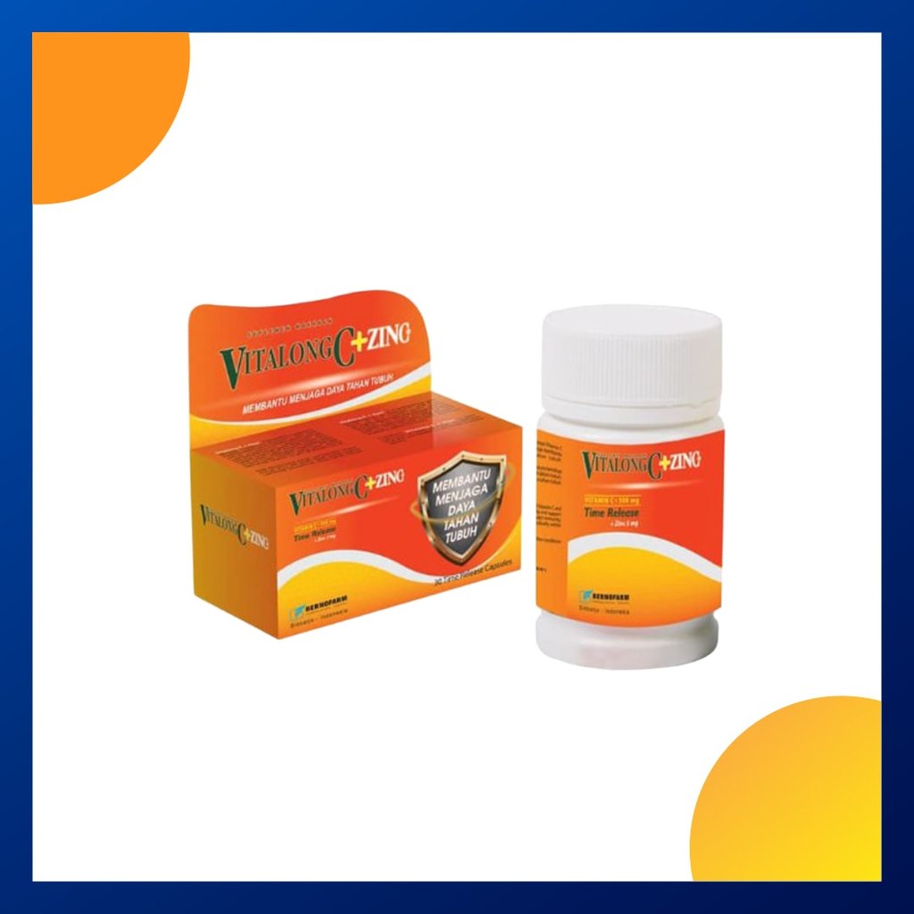 Vitalong C + Zinc Botol 30 Kapsul
