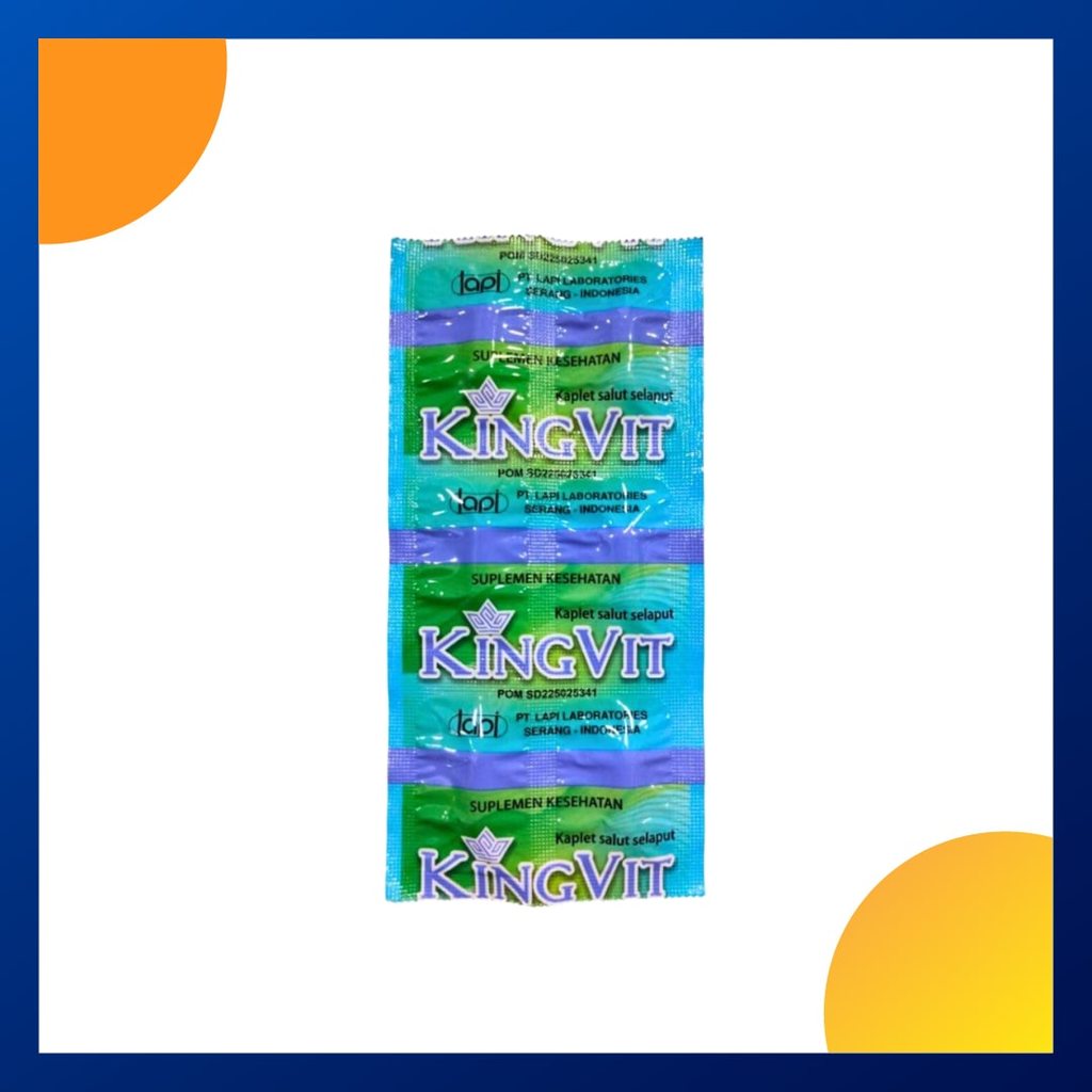 Kingvit Strip Isi 6 Kaplet
