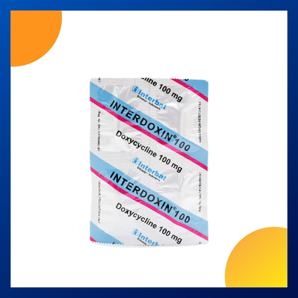 INTERDOXIN 100 100 MG 1 STRIP @ 4 KAPSUL