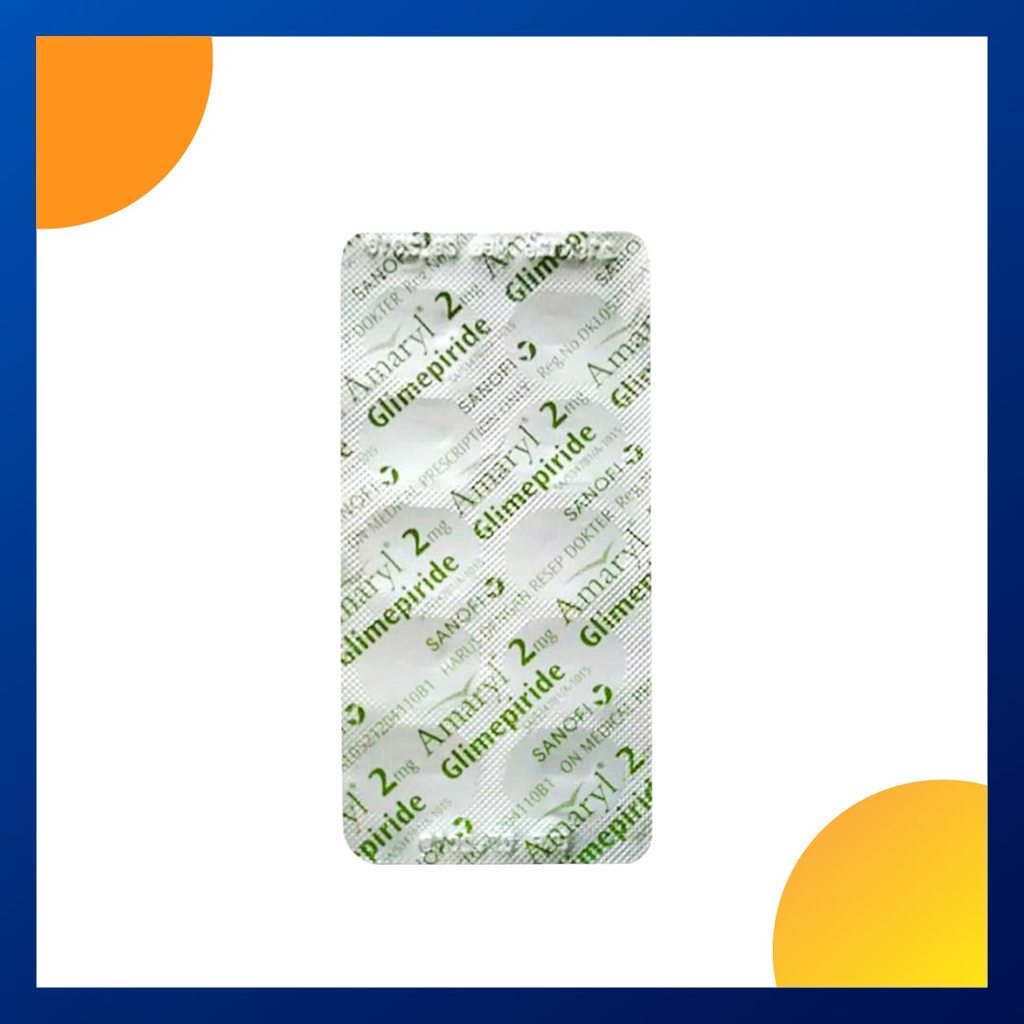 AMARYL 2 MG 1 BLISTER @ 10 TABLET