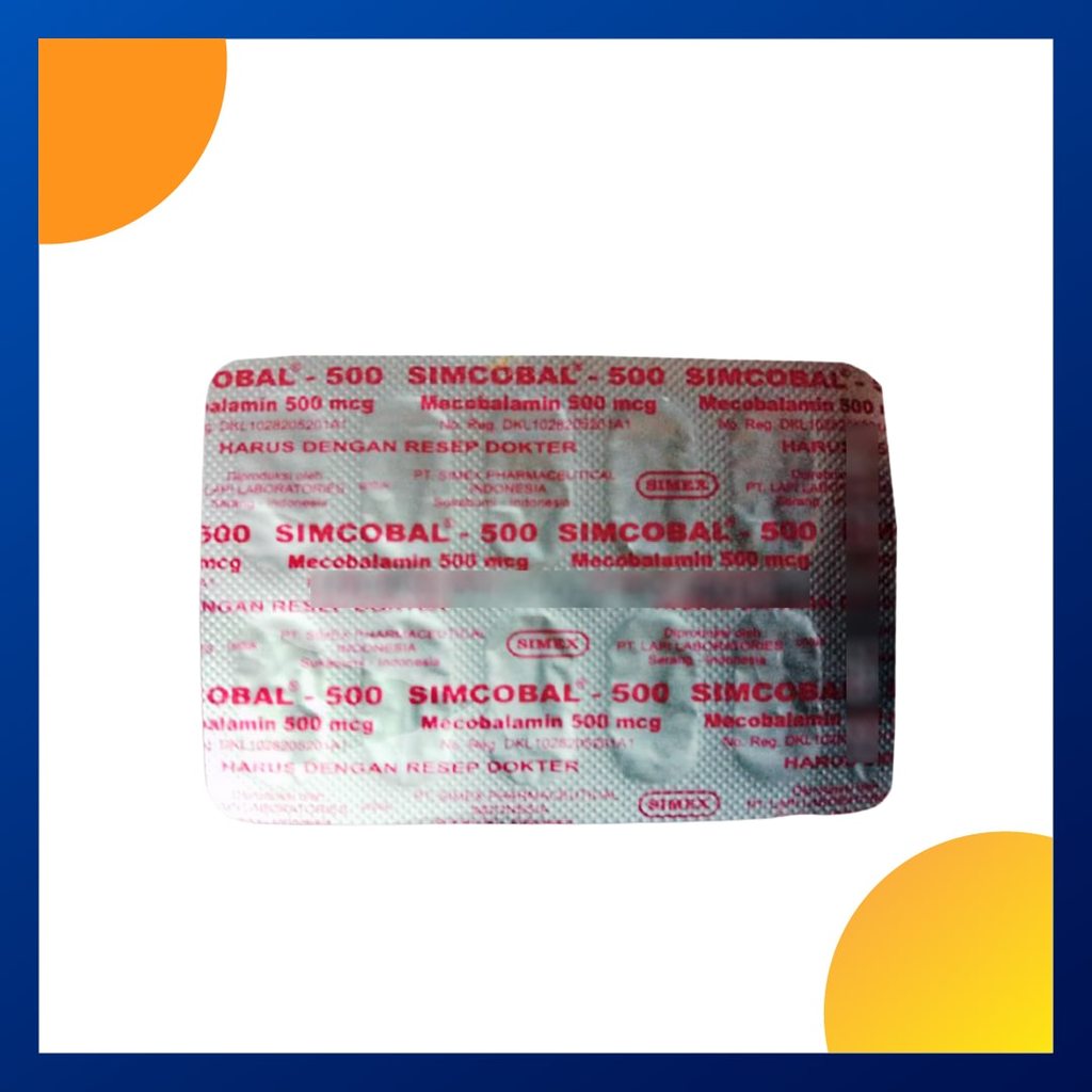 SIMCOBAL 500 MCG 1 BLISTER @ 10 KAPSUL