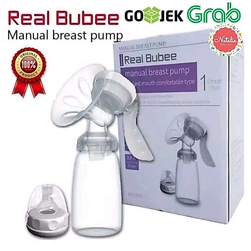REAL BUBEE Breastpump Manual Pompa Asi FREE BUBBLE