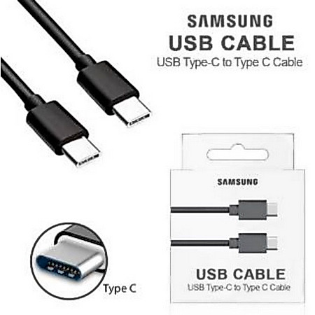 Kabel Data Fast Charge Samsung Type C To Type C