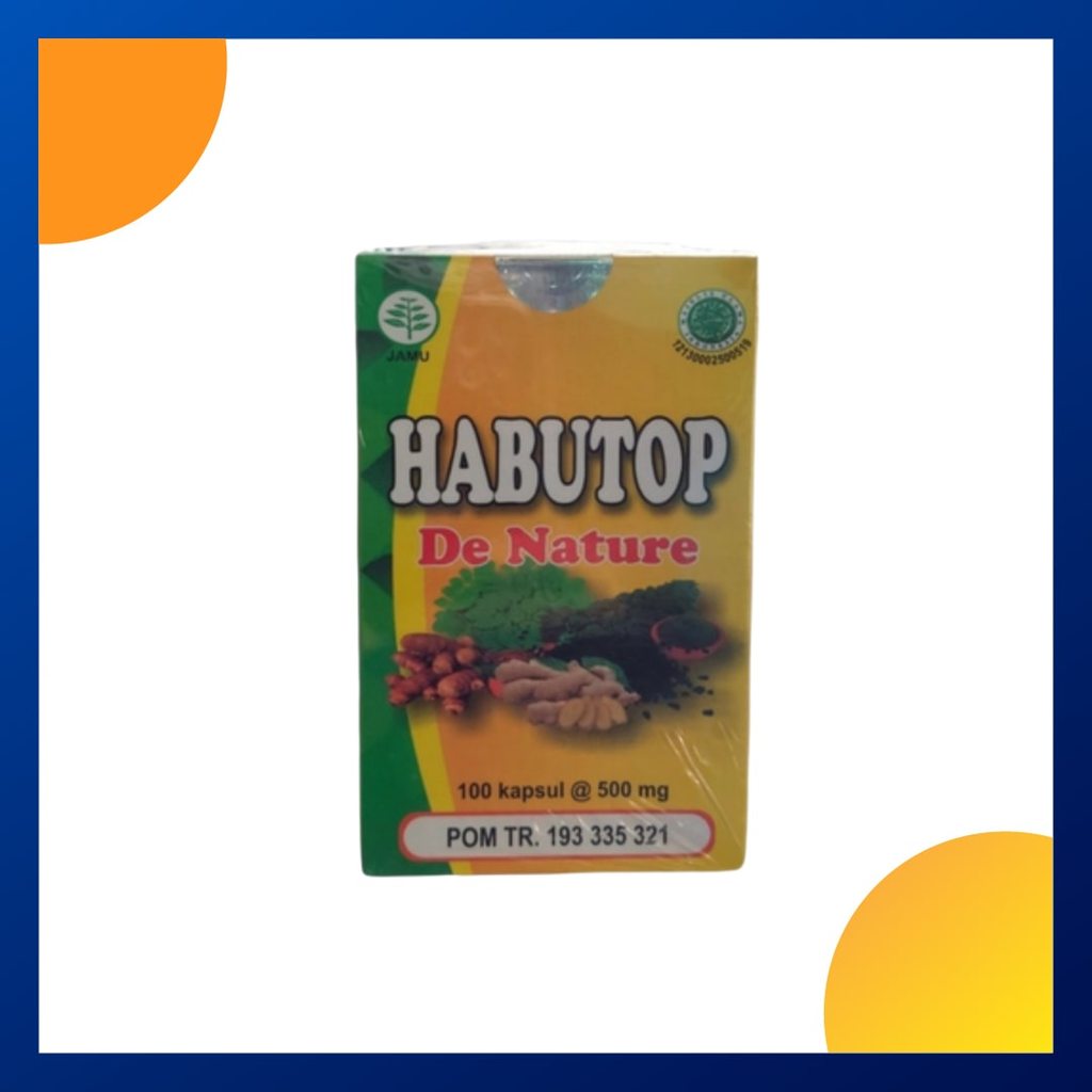 Habutop De Nature Botol 100 Kapsul