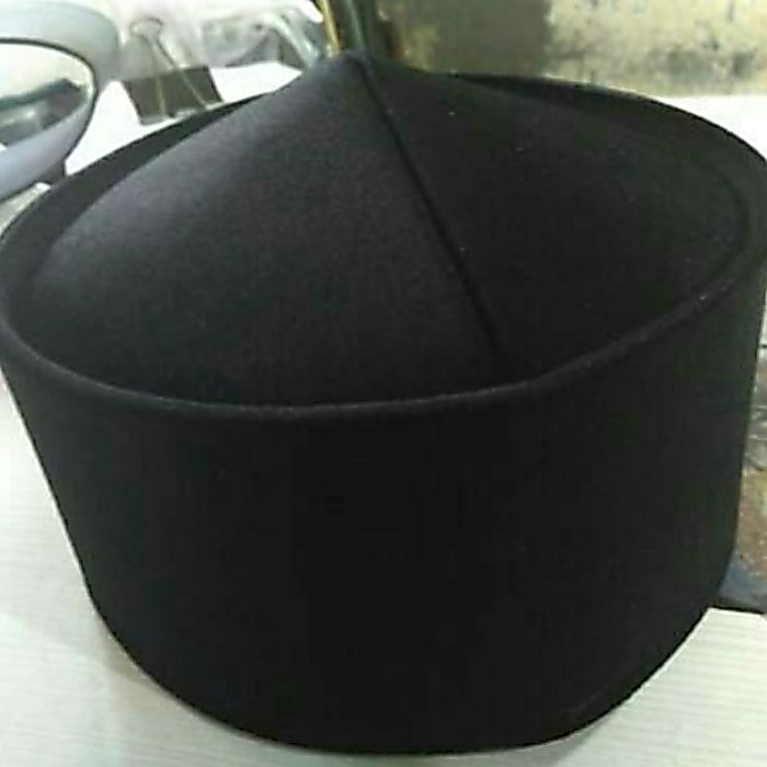 Peci/Songkok/Kopiah mesir bludru hitam ready - 3