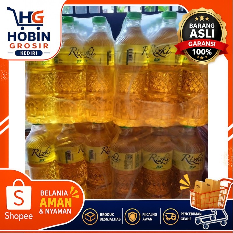 Minyak goreng Rizky botol 800ml