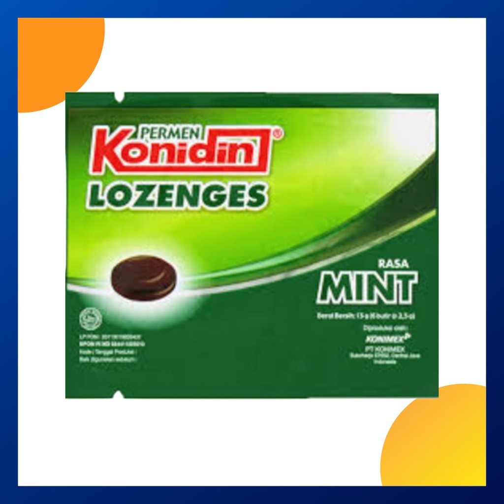 Konidin Herbal Mint Lozenges Box