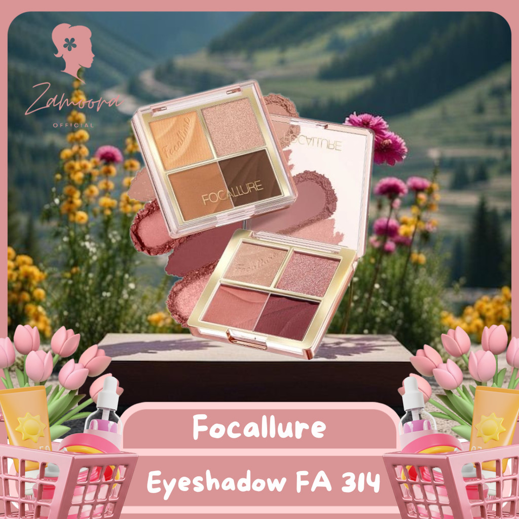 Focallure Eyeshadow Pallete 4 Pan FA-314