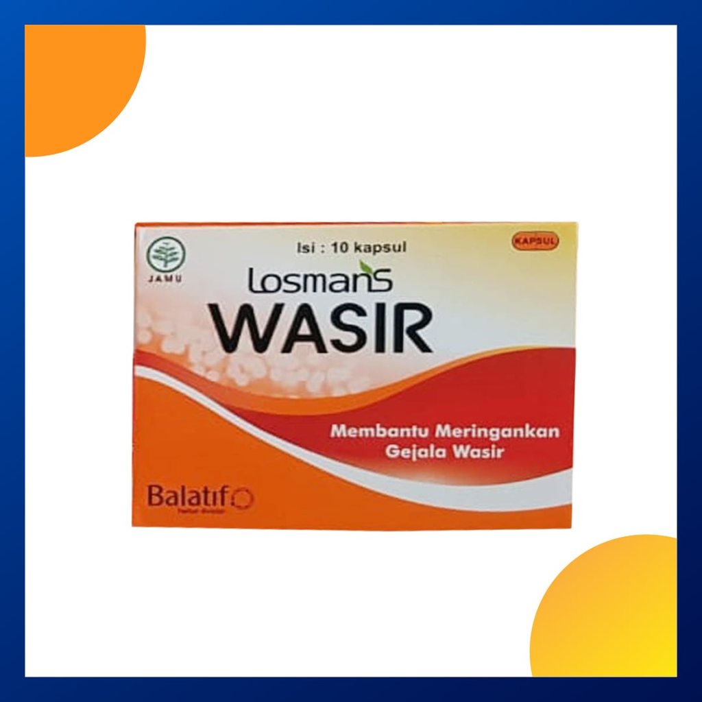 Losmans Wasir Box 10 Kapsul