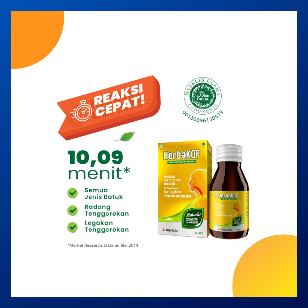 Herbakof Sirup 60 Ml Botol