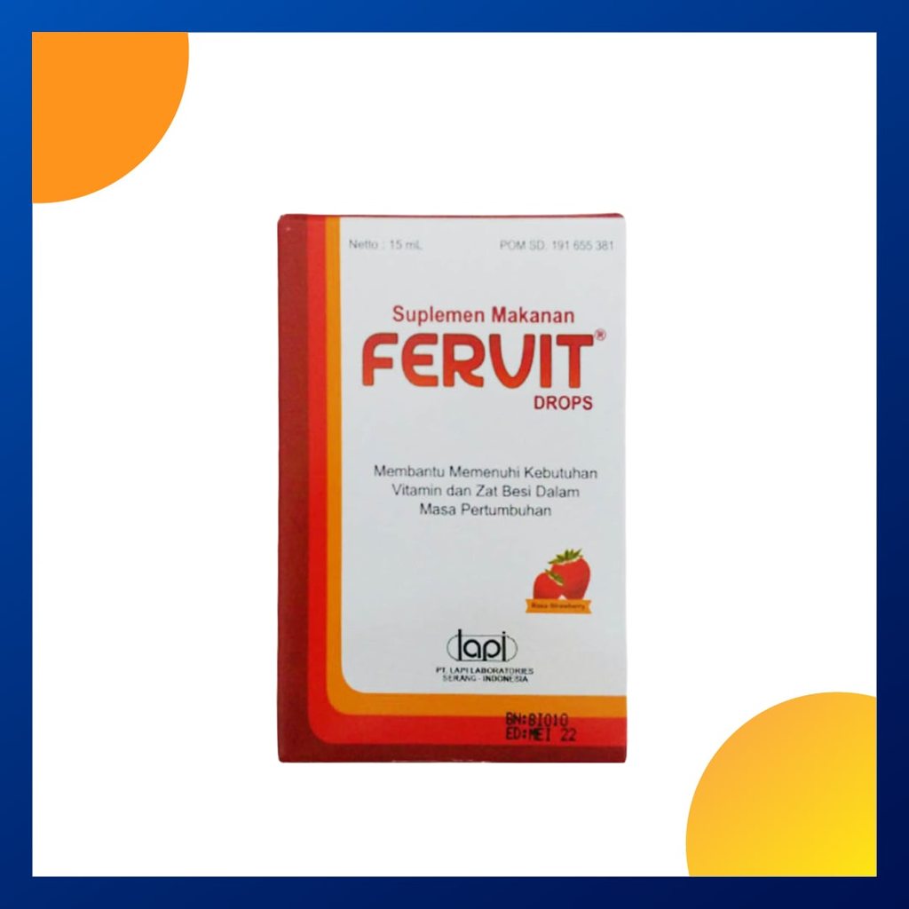 Fervit Drops Isi 15 Ml Botol
