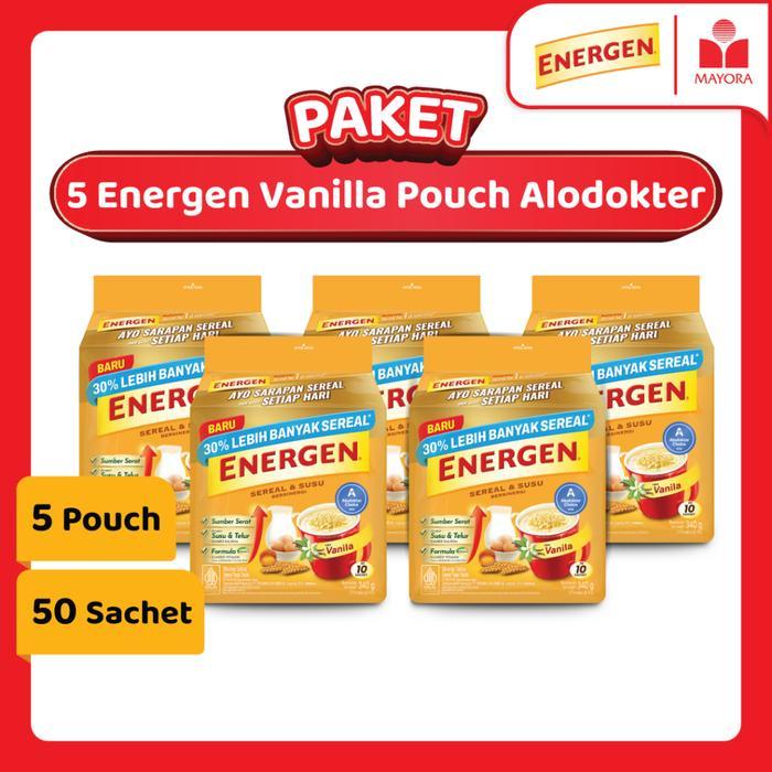 Paket 5 Energen Vanilla Pouch