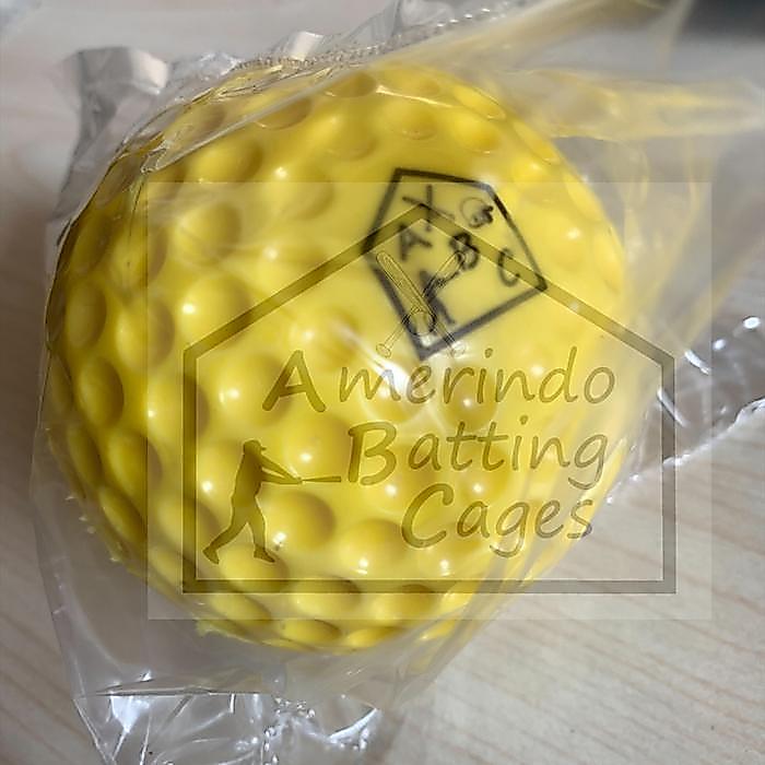 Rubber Dimpled Baseball 9 #Gratisongkir