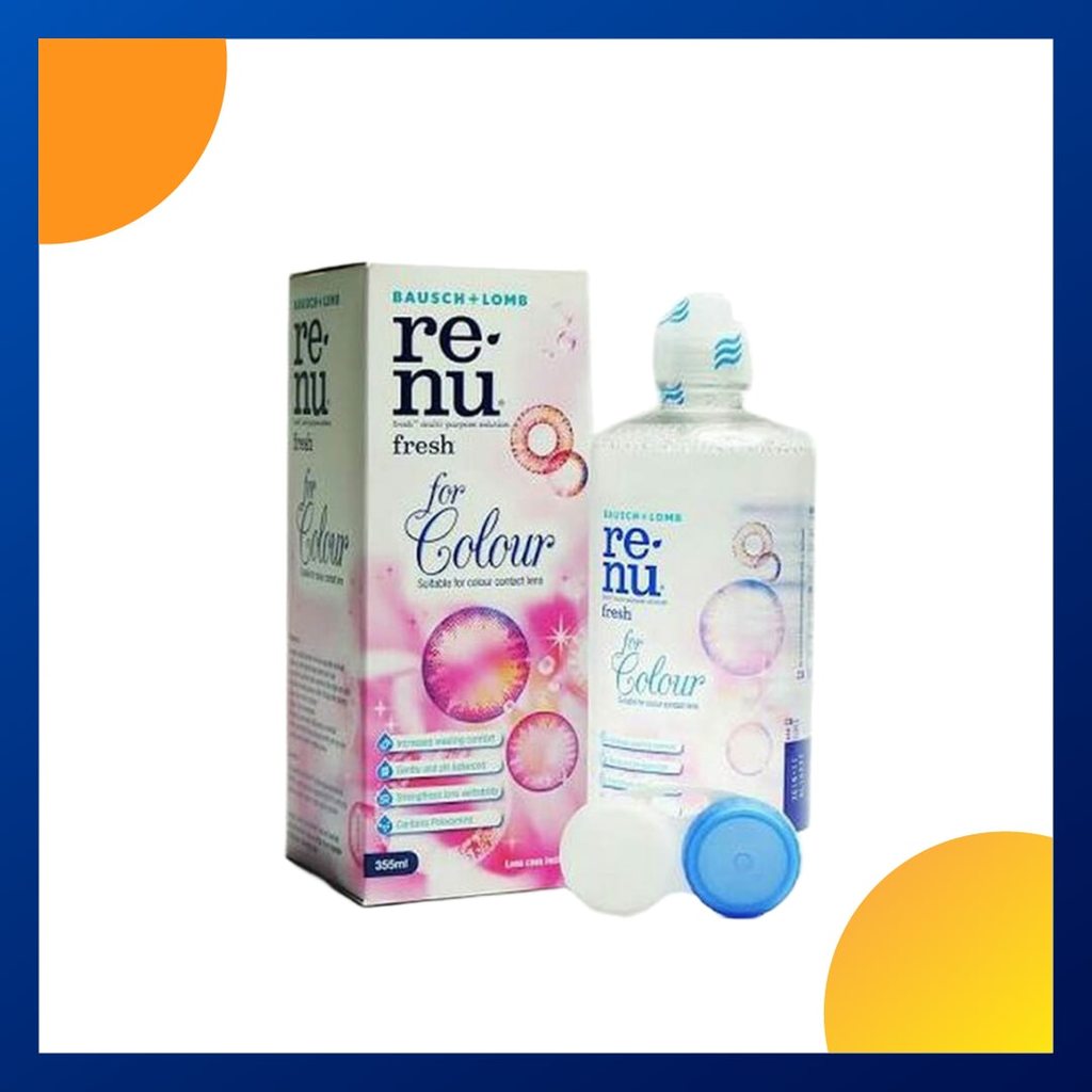 Bausch & Lomb Renu Fresh Multi Purpose Solution For Colour 355 Ml