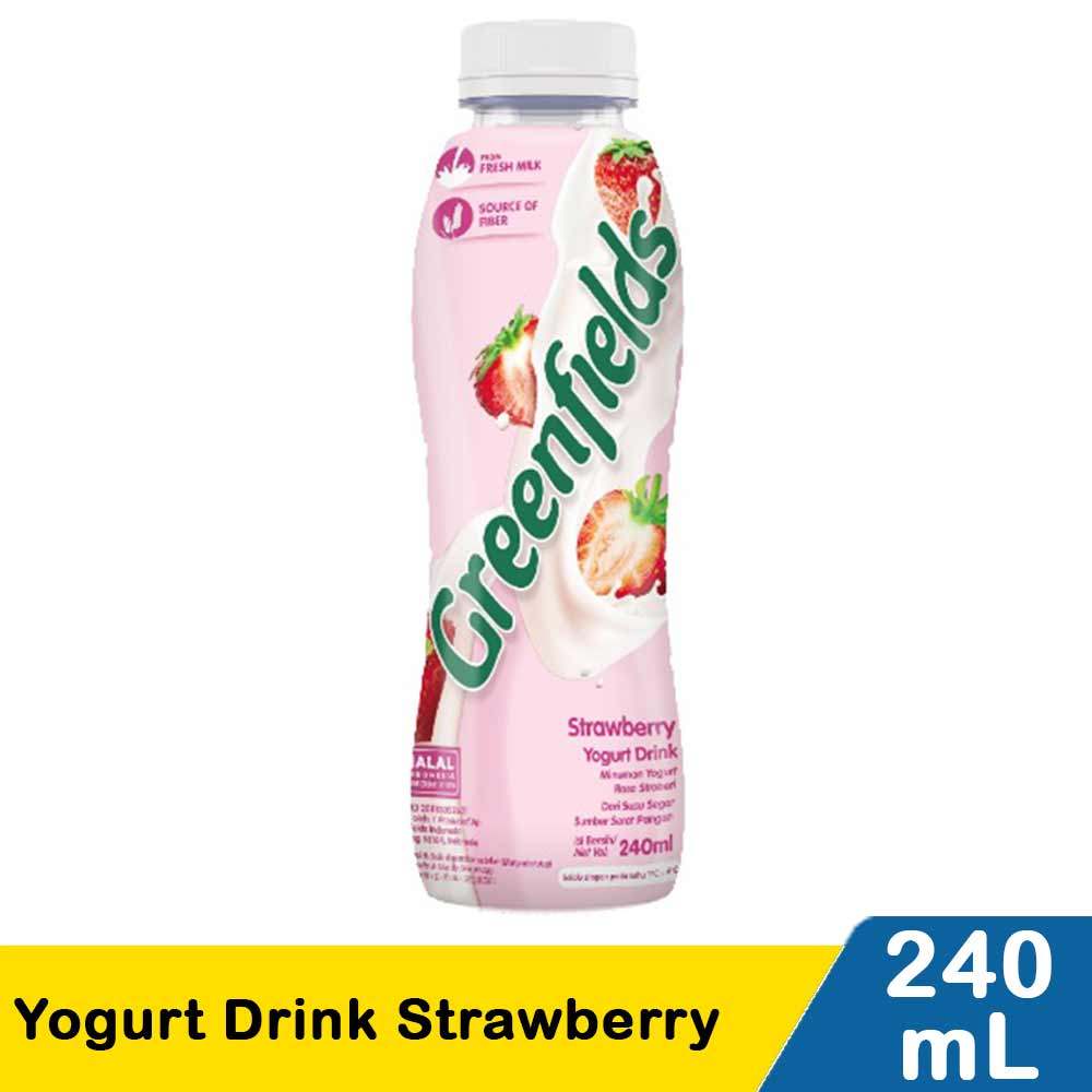 GREENFIELDS YOGURT DRINK STRAWBERRY 240mL