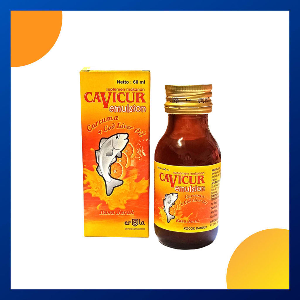 Cavicur Emulsion Rasa Jeruk 60 Ml