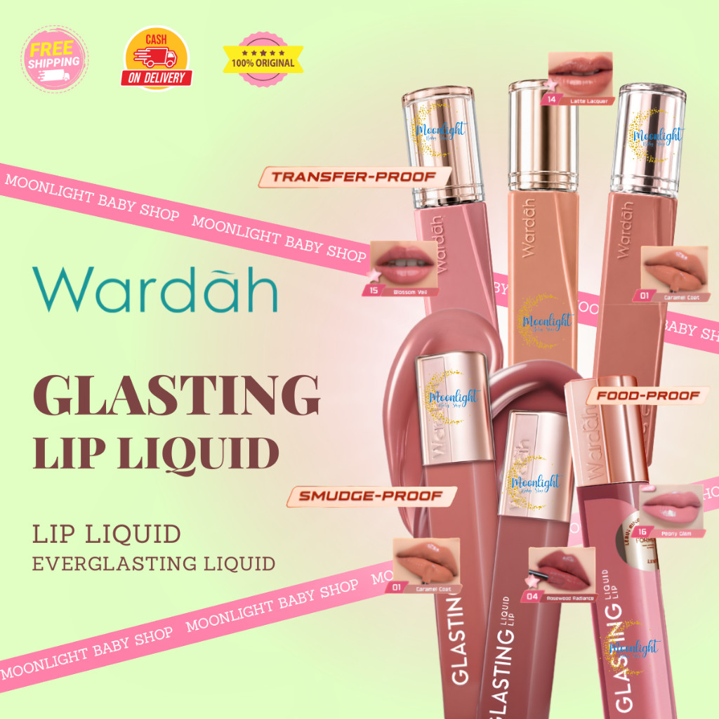 Wardah Glasting Liquid Lip Transferproof 16 Jam