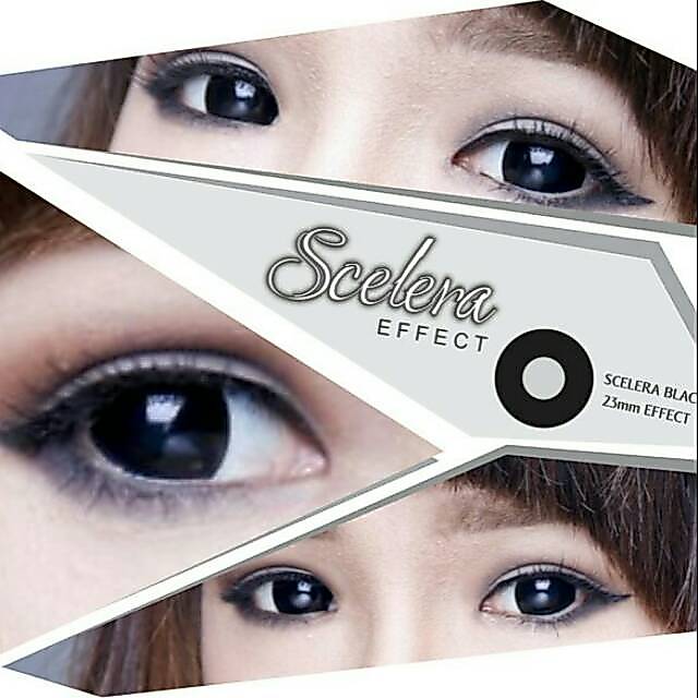 Softlens Scelera black