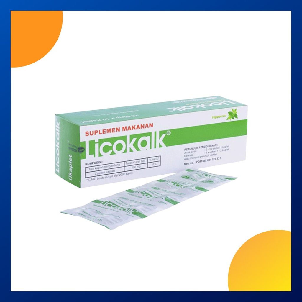 Licokalk Box Isi 100 Kaplet