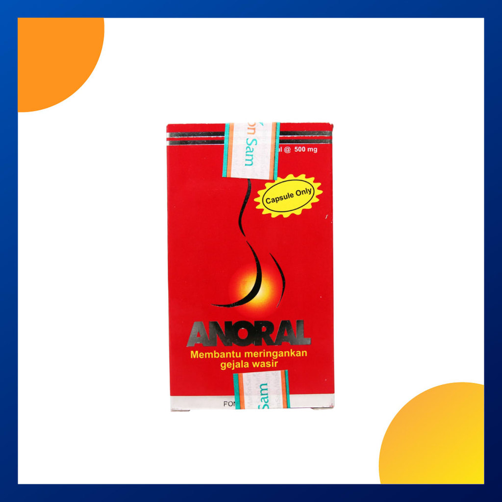 Anoral Botol Isi 30 Kapsul