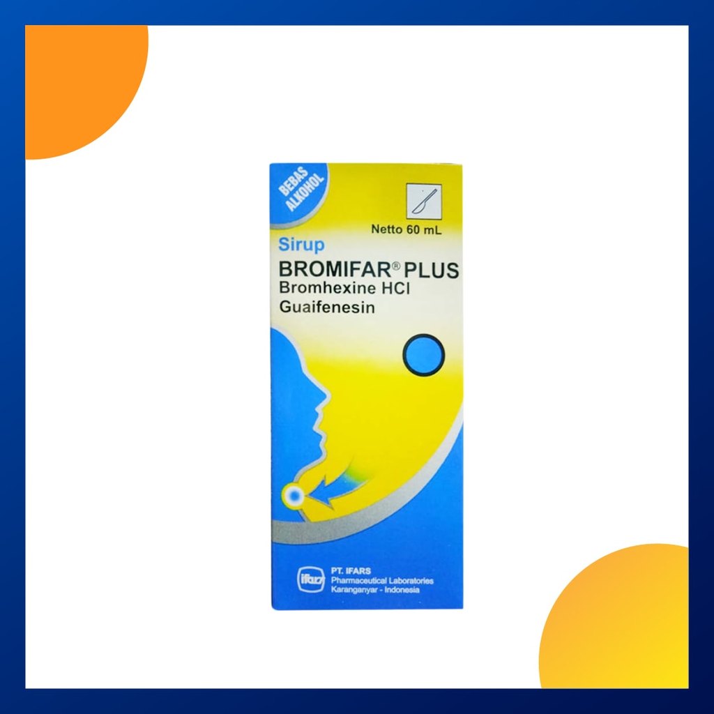 BROMIFAR PLUS SIRUP 1 BOTOL @ 60 ML
